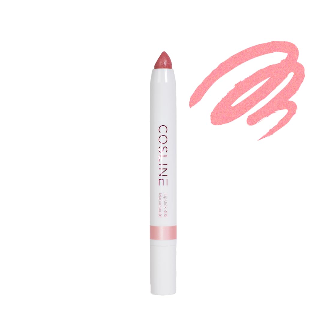  COSLINE Glänzender Perlmuttton Lippenstift 405 Rosa für weiche, langlebige Lippen
| Vegan Lippenstift Mandelblüte 405 G