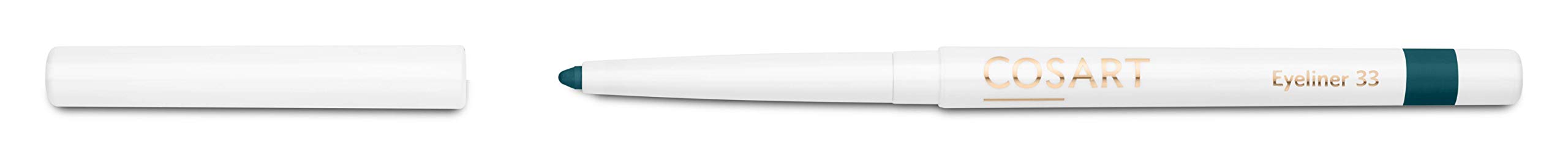 Cosart Eye-Liner Petrol 33 - Nachdunkelblau Farbe - Frauen - Make-up Look - Dauerhafte Farbe - 0.15 ml Tube